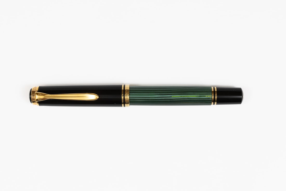 Pelikan M800 Green Striated W Germany Fountain Pen (1 of 3)