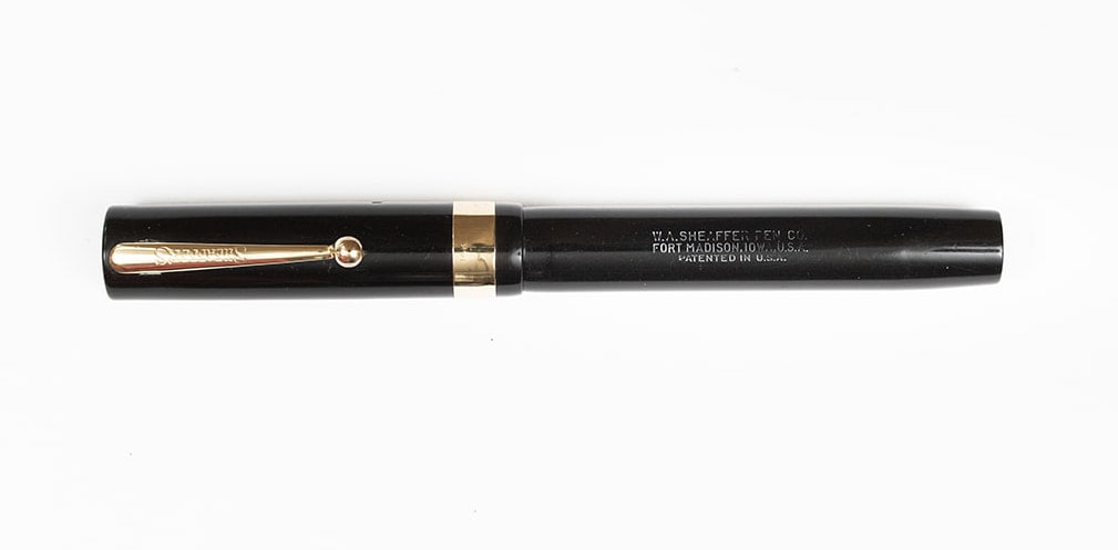 Sheaffer Flattop Senior Autograph 14K Gold Band Fountain Pen (1 of 3)