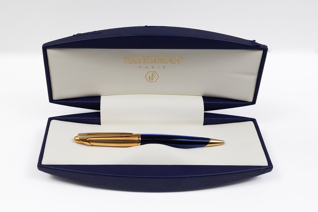 Waterman Edson Sapphire Ballpoint Pen, Boxed (1 of 2)