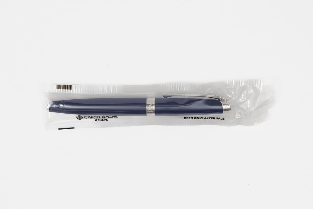 Caran d’Ache Leman Blue Night Matte Fountain Pen, SEALED (1 of 2)