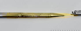 Schnell Penselpen Gold Filled Fountain Pen/Pencil Combination: Schnell Penselpen gold filled fountain pen/pencil combination. Schnell's rise to fame was their popular airplane clip (propeller front, wings and raised tail end), it was reported that Parker attempte