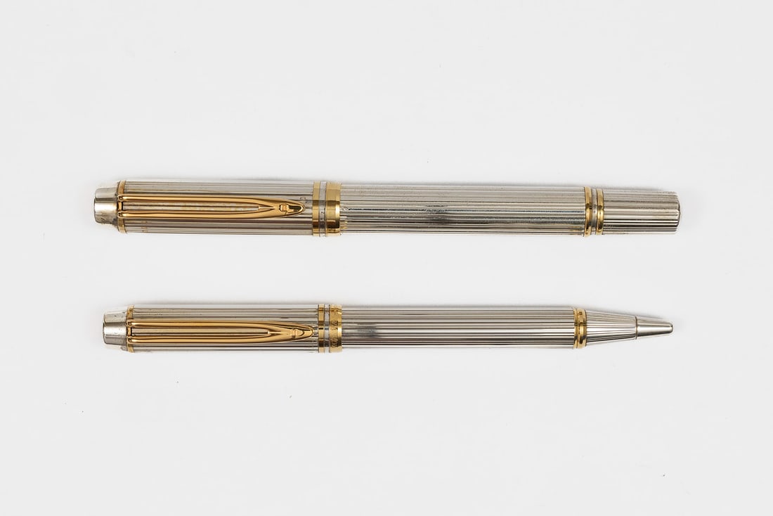 Waterman Le Man 100 Sterling Silver Fountain Pen & Ballpoint Set (1 of 4)