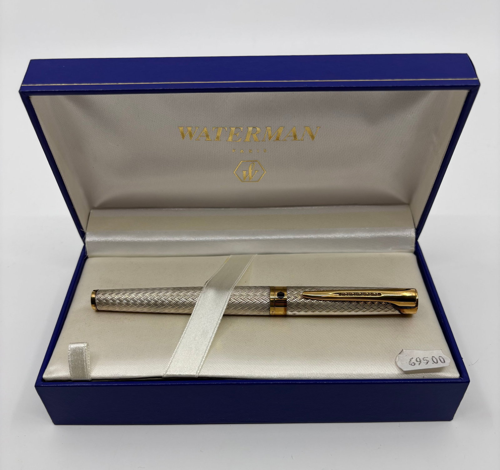 Waterman Etalon Sterling Silver Fountain Pen, Boxed (1 of 3)