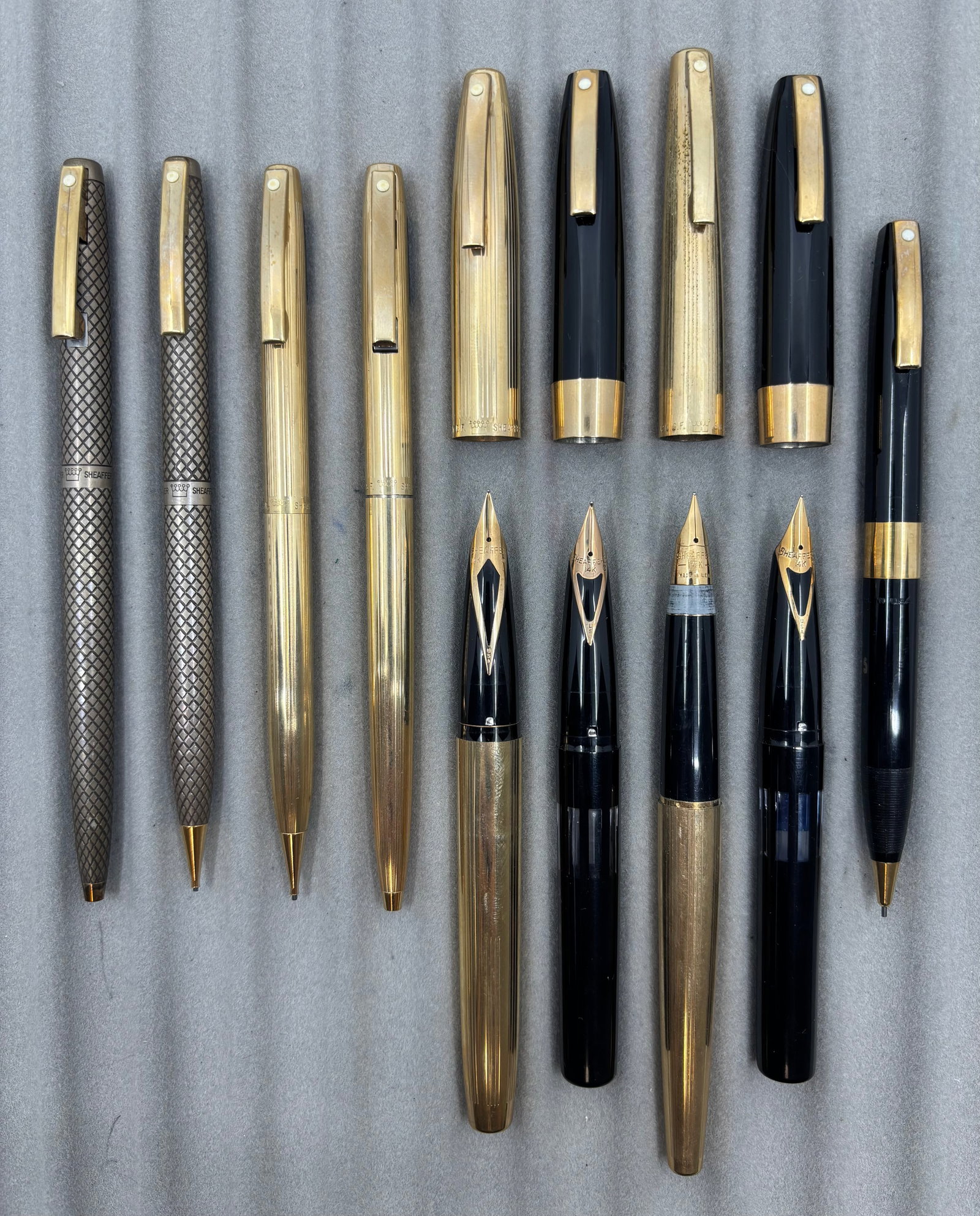 Sheaffer Fountain Pen, Ballpoint & Pencil Lot (9) (1 of 2)