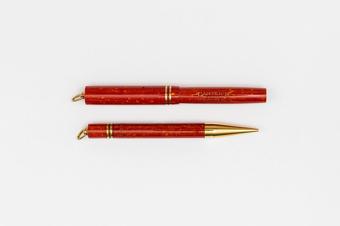 Carter 10233 Coral Red Coralite Fountain Pen & Pencil Set (1 of 3)