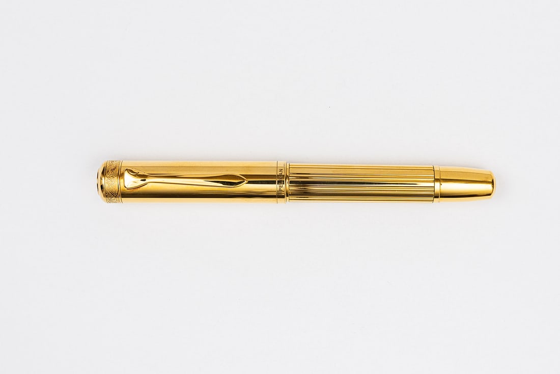 Pelikan M7000 Majesty 170 Years LE Gold Vermeil Fountain Pen, Boxed (1 of 3)