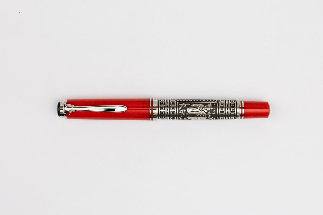 Pelikan M910 Toledo Red Overlay SE Fountain Pen, Boxed (1 of 4)