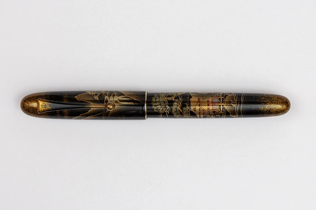 Pilot Namiki Yukari Royale Night Pavilion Maki-e Fountain Pen (1 of 7)