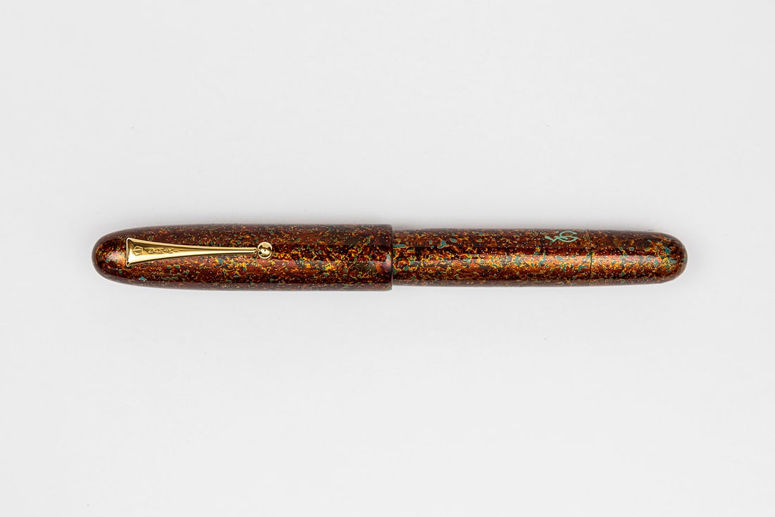 Pilot Namiki Emperor Bespoke Copper Red Maki-e Fountain Pen by Ogawa (1 of 5)