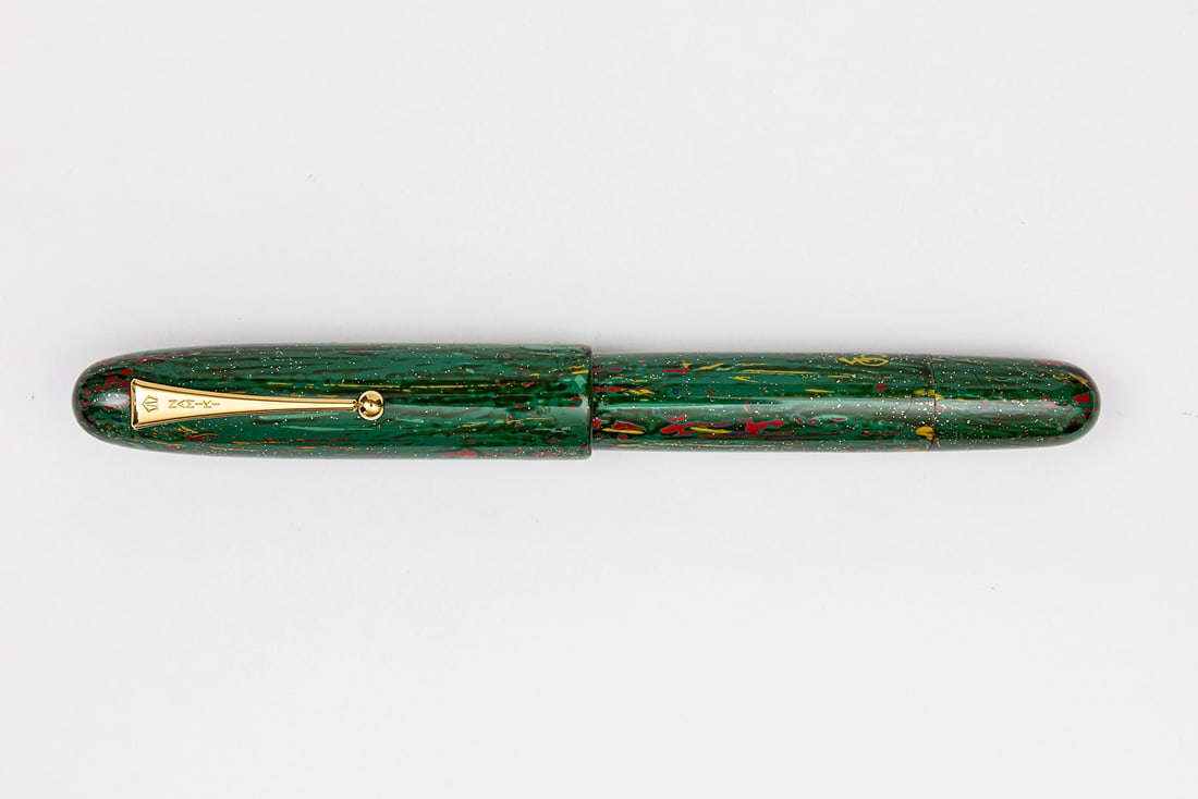 Pilot Namiki Emperor Bespoke Turquoise Maki-e Fountain Pen by Ogawa (1 of 5)