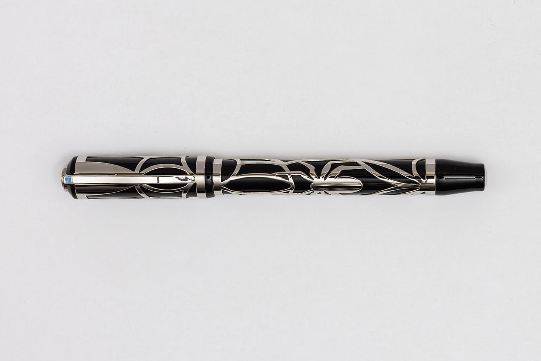Visconti Aracnis Sterling Silver Filigree Fountain Pen (1 of 3)