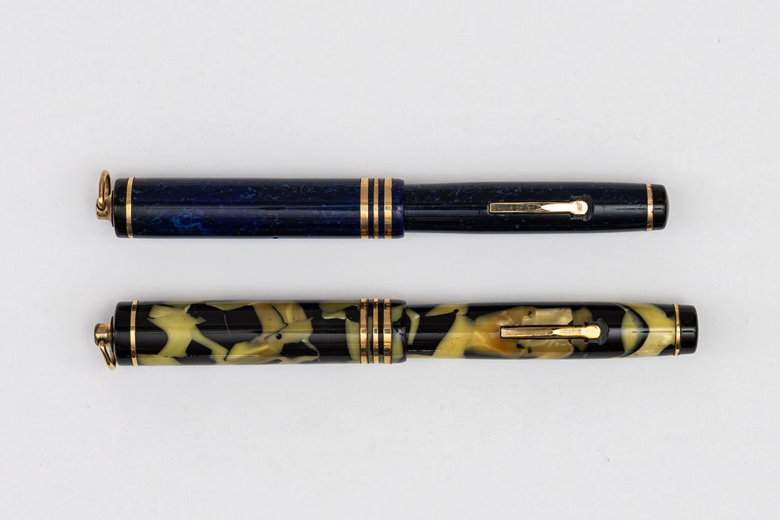 Wahl Oxford Lapis Blue, Black & Pearl Fountain Pens (1 of 3)