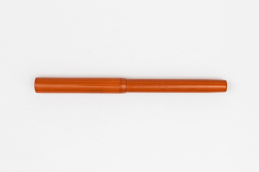 Waterman 12 Red Hard Rubber Fountain Pen (1 of 4)