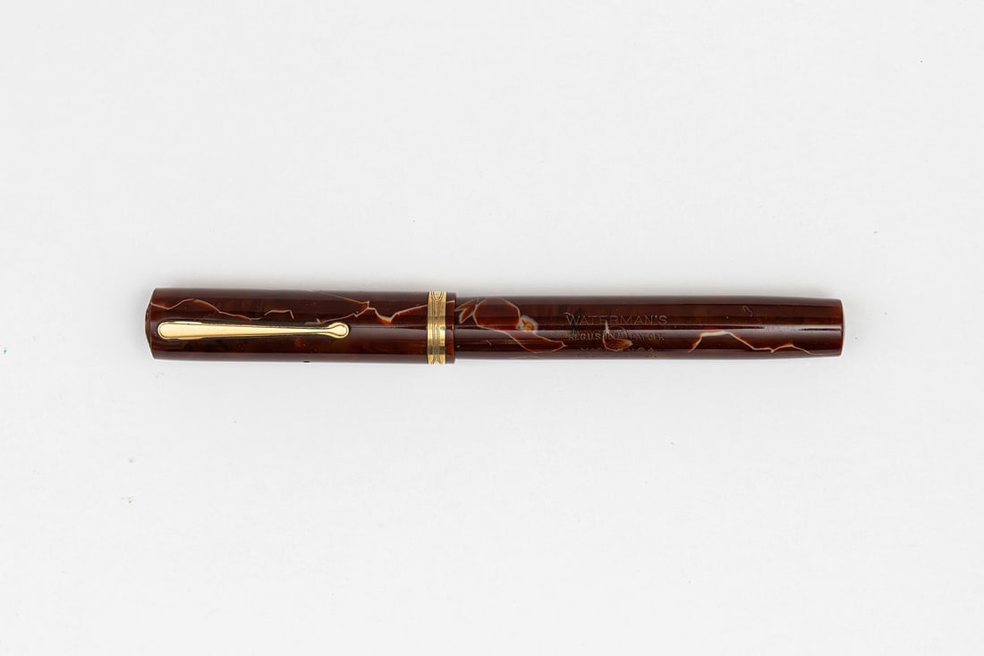 Waterman 94 Mahogany Fountain Pen, Flexible Nib (1 of 3)