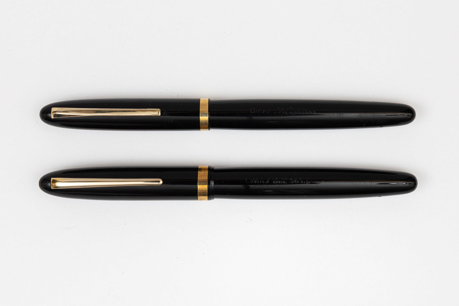 Omas 556S & 361T Celluloid Fountain Pens (1 of 3)