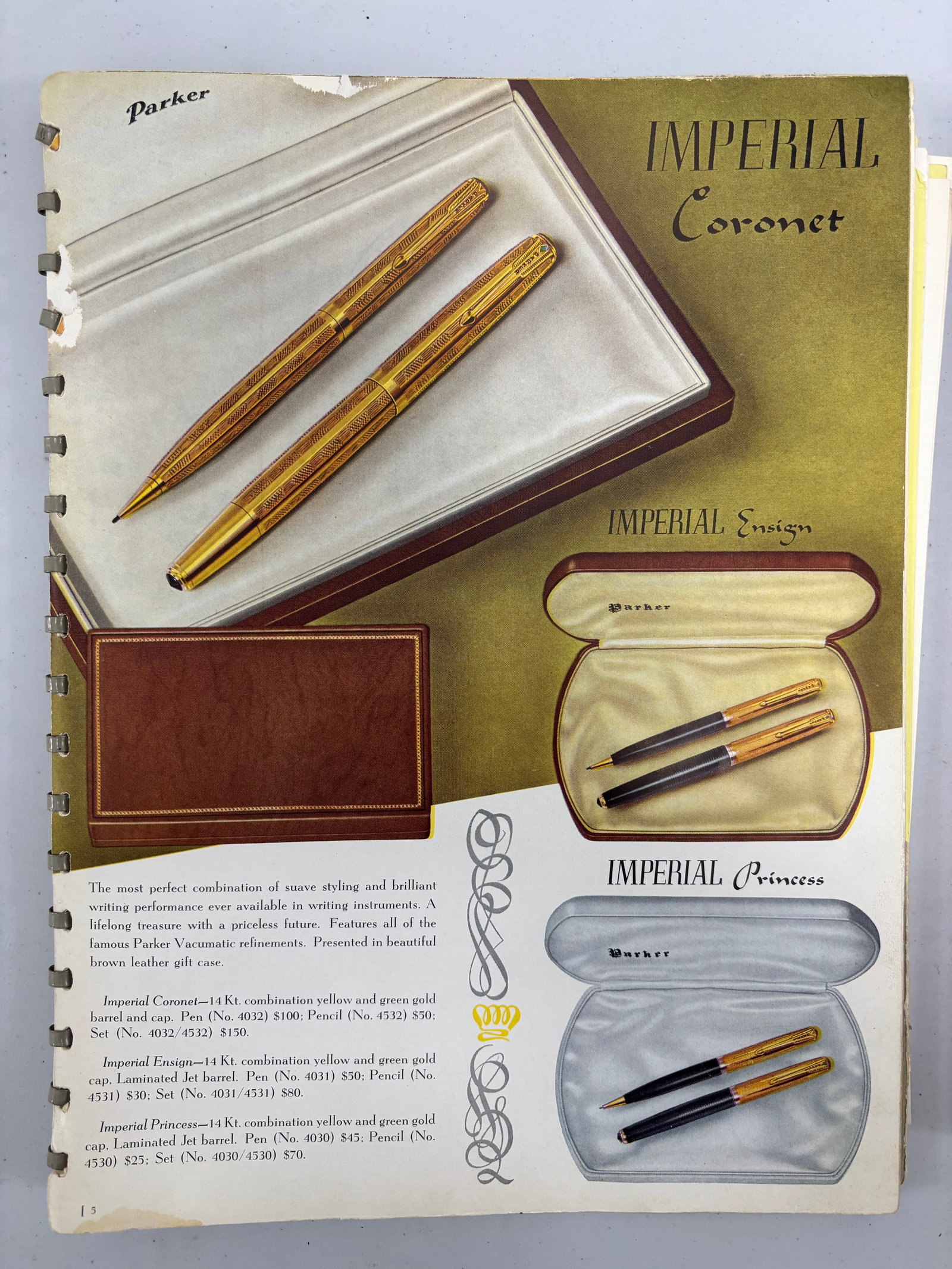 Parker Fountain Pen Catalogs and Shop Manuals Vacumatic/51 (3) - 2