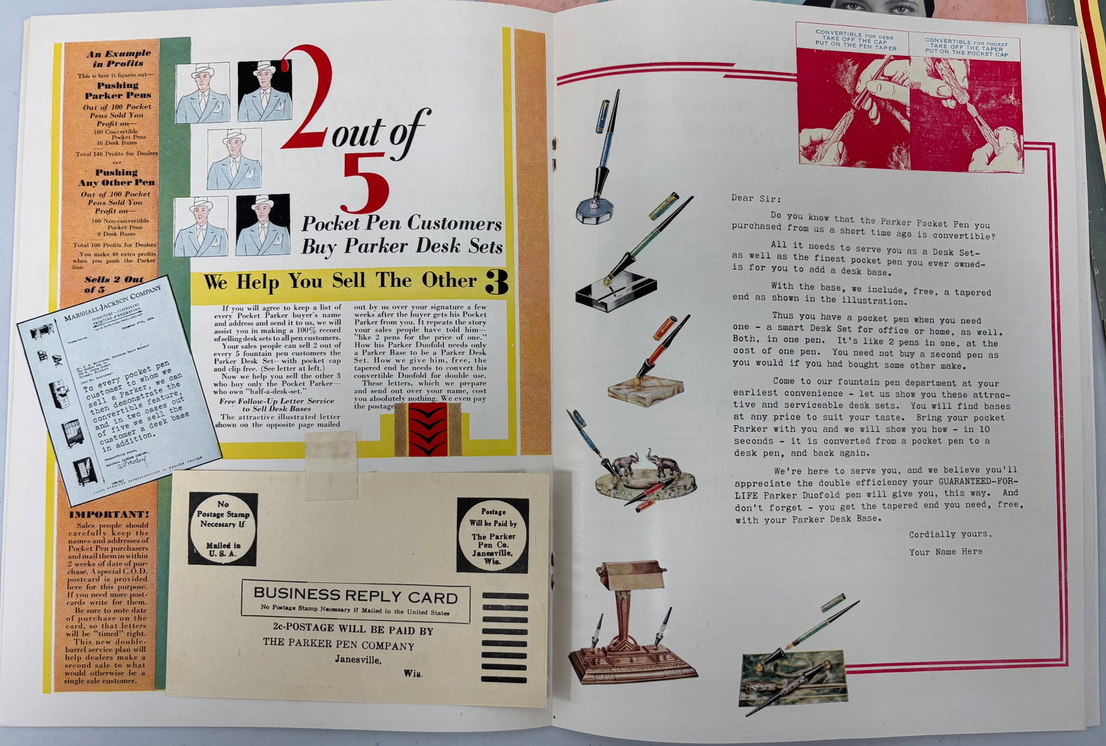 Parker Fountain Pen Parkergrams Magazine, Duofold Era (3) - 3
