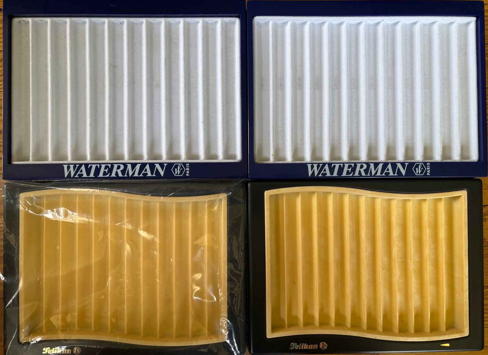 Pelikan and Waterman Fountain Pen Display Trays (4) (1 of 1)