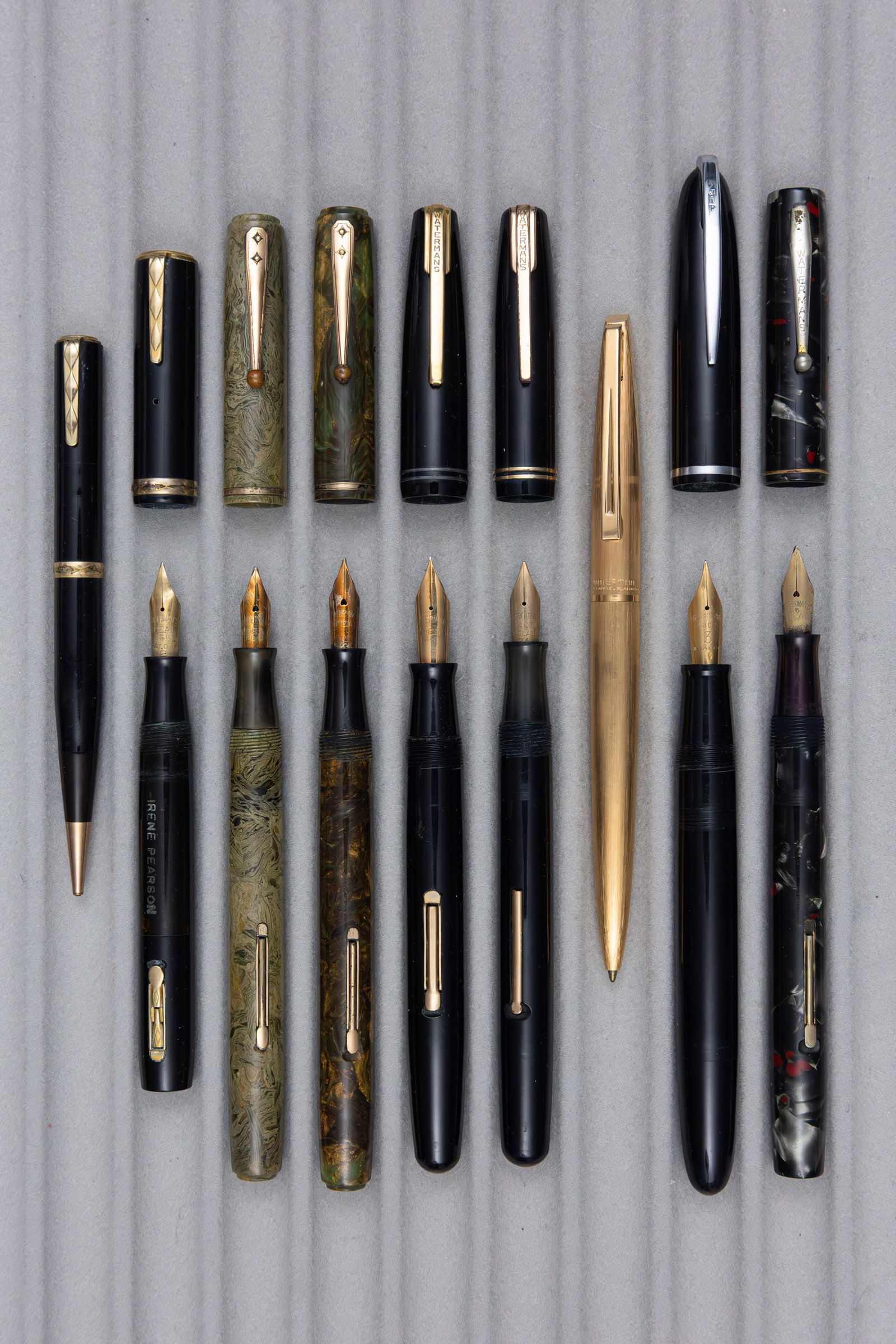Waterman Fountain Pens and Pencil Lot (9) - 2