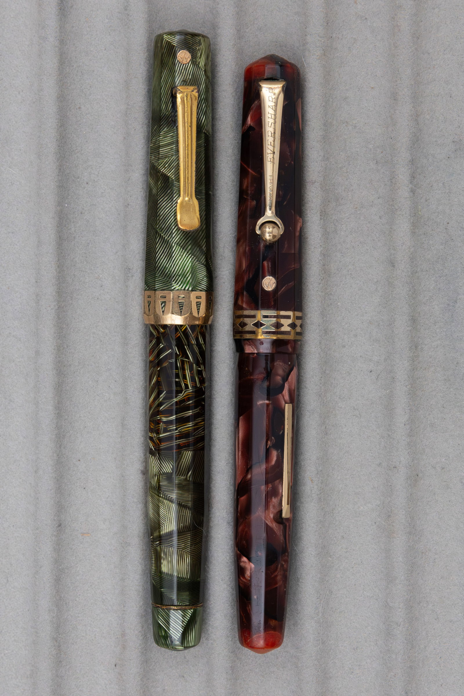 Wahl Eversharp Doric Fountain Pens (2), Adjustable and Flexible Nibs (1 of 2)