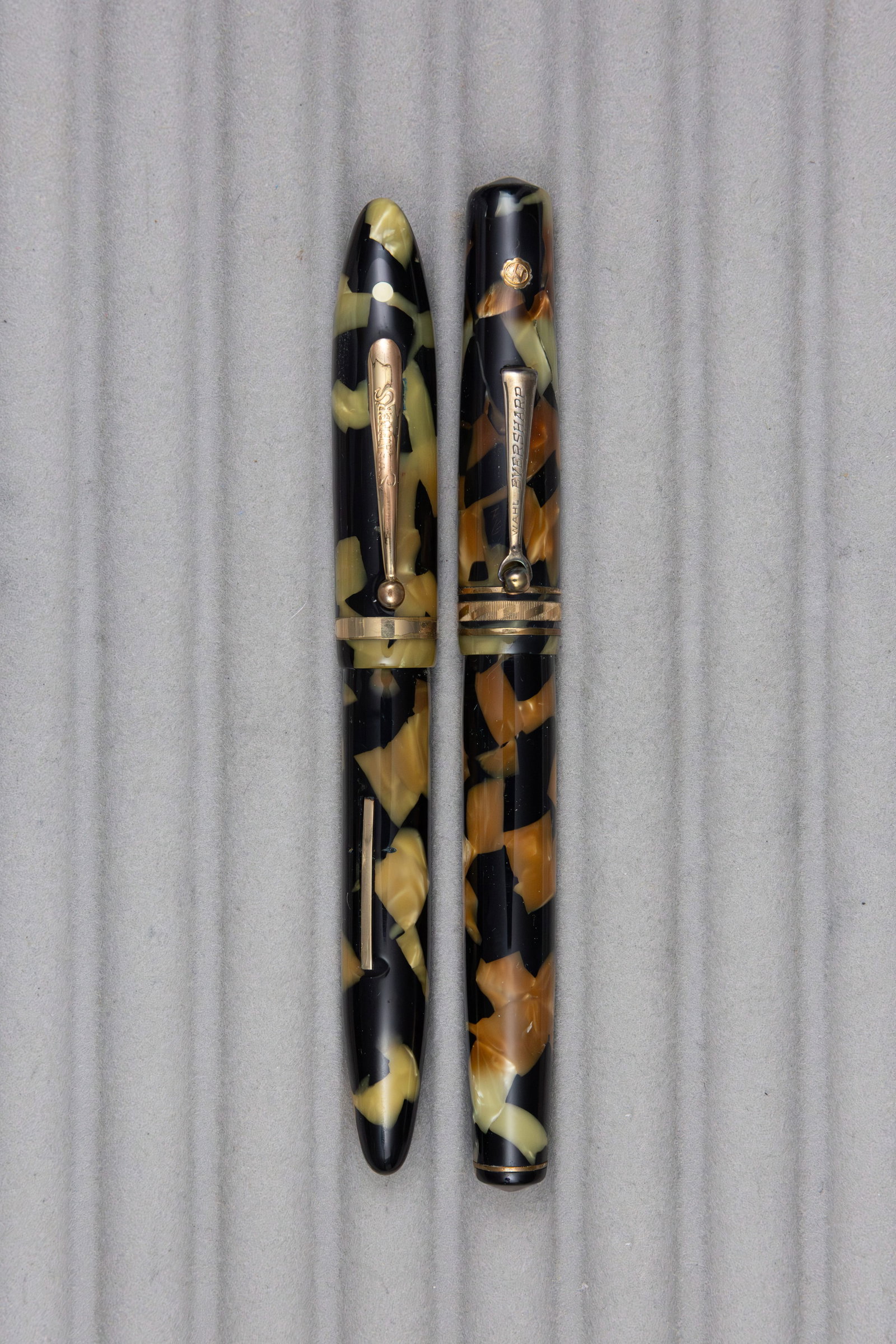 Wahl Eversharp and Sheaffer Senior Fountain Pens, Flawed (1 of 2)