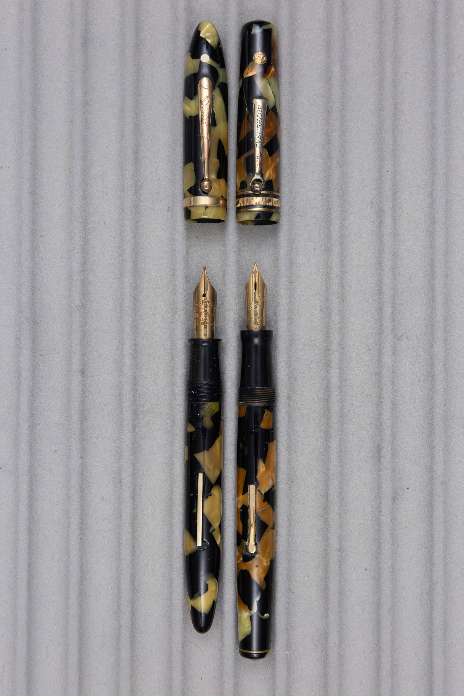 Wahl Eversharp and Sheaffer Senior Fountain Pens, Flawed - 2