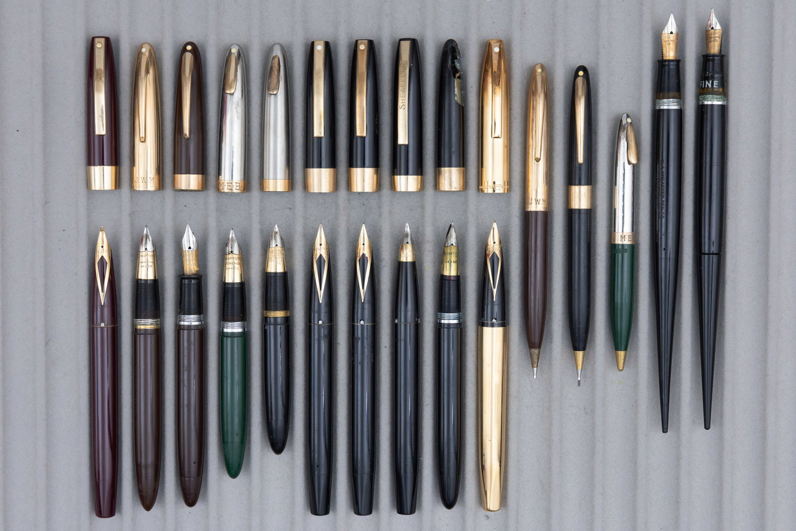 Sheaffer Touchdown Fountain Pens and Pencils (14) - 2