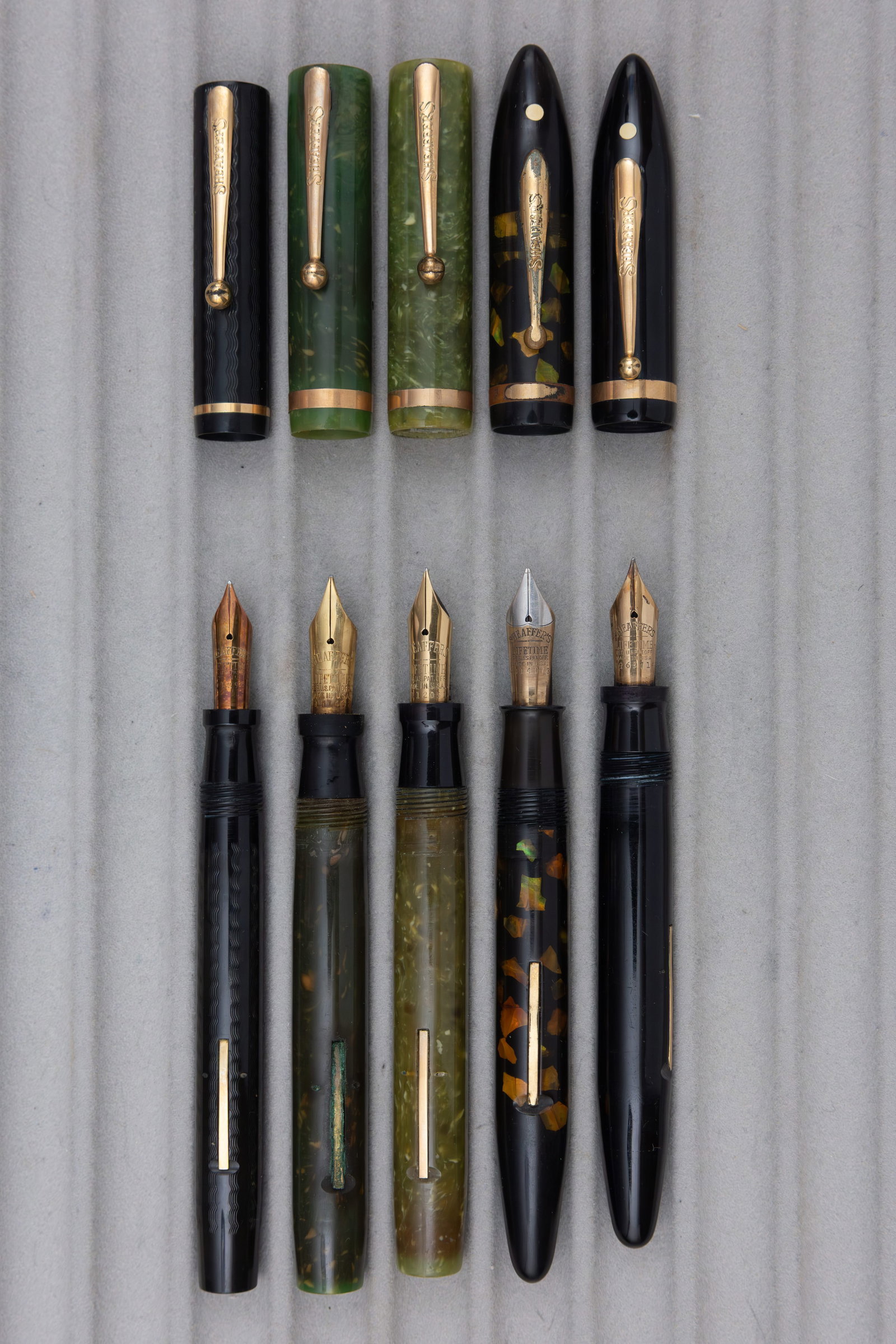 Sheaffer Flattop and Balance Oversized Fountain Pens (5) - 2