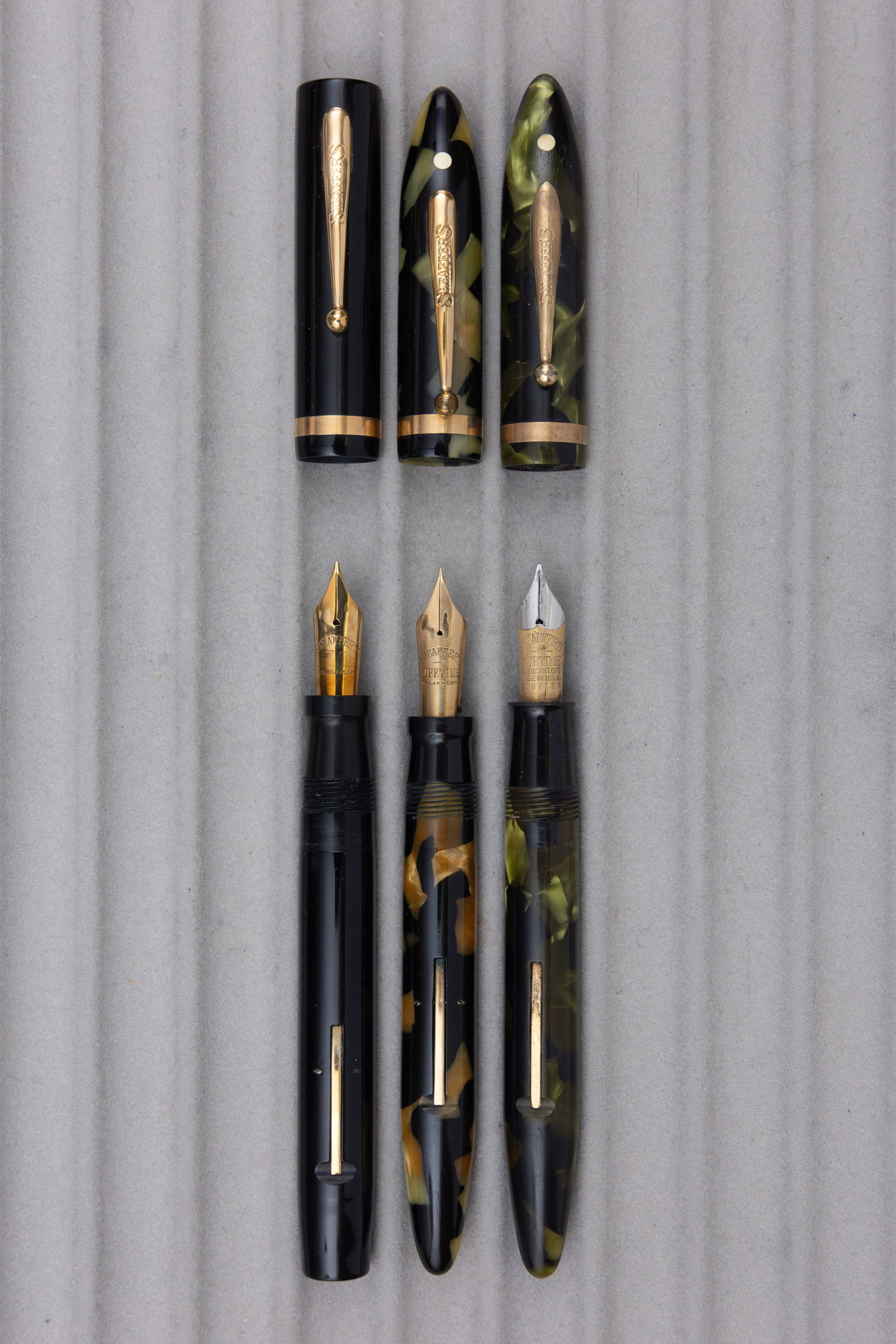 Sheaffer Flattop and Balance Senior Fountain Pens (3), G2 - 2