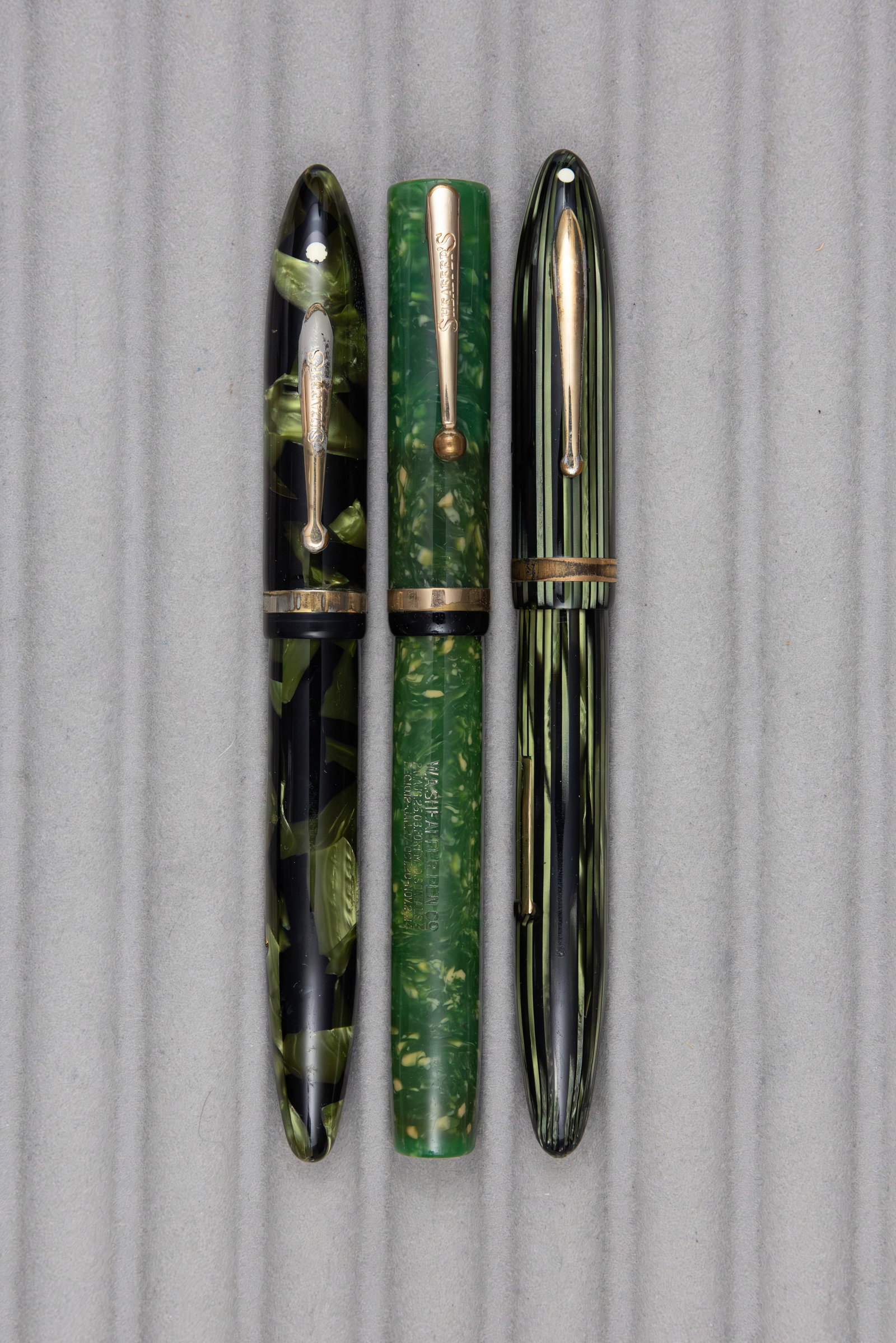 Sheaffer Flattop and Balance Senior Fountain Pens (3), G1 (1 of 2)