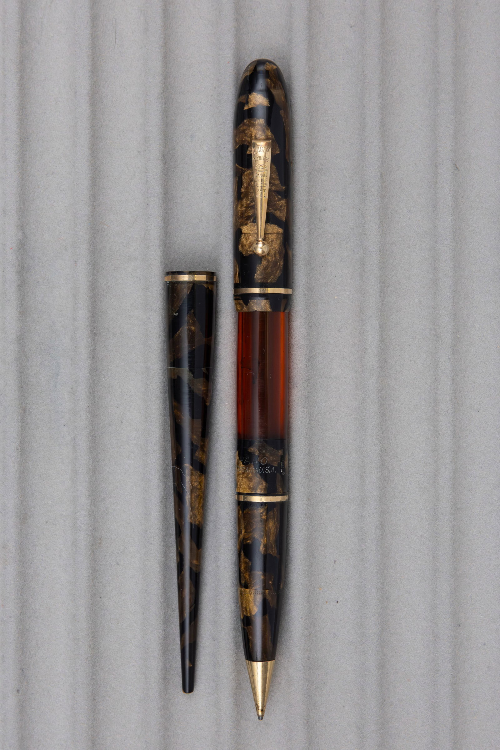 Sager Transparo Fountain Pen, Pencil, Desk Pen Combo (1 of 3)