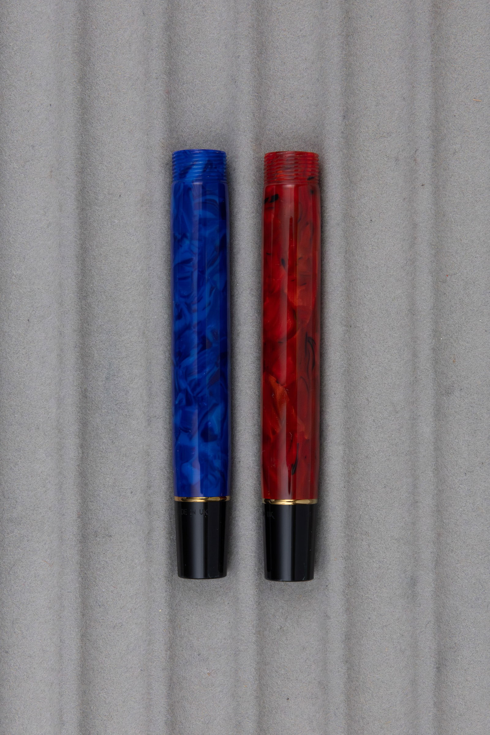 Parker Duofold International Lapis and Jasper Fountain Pen Barrels (1 of 1)