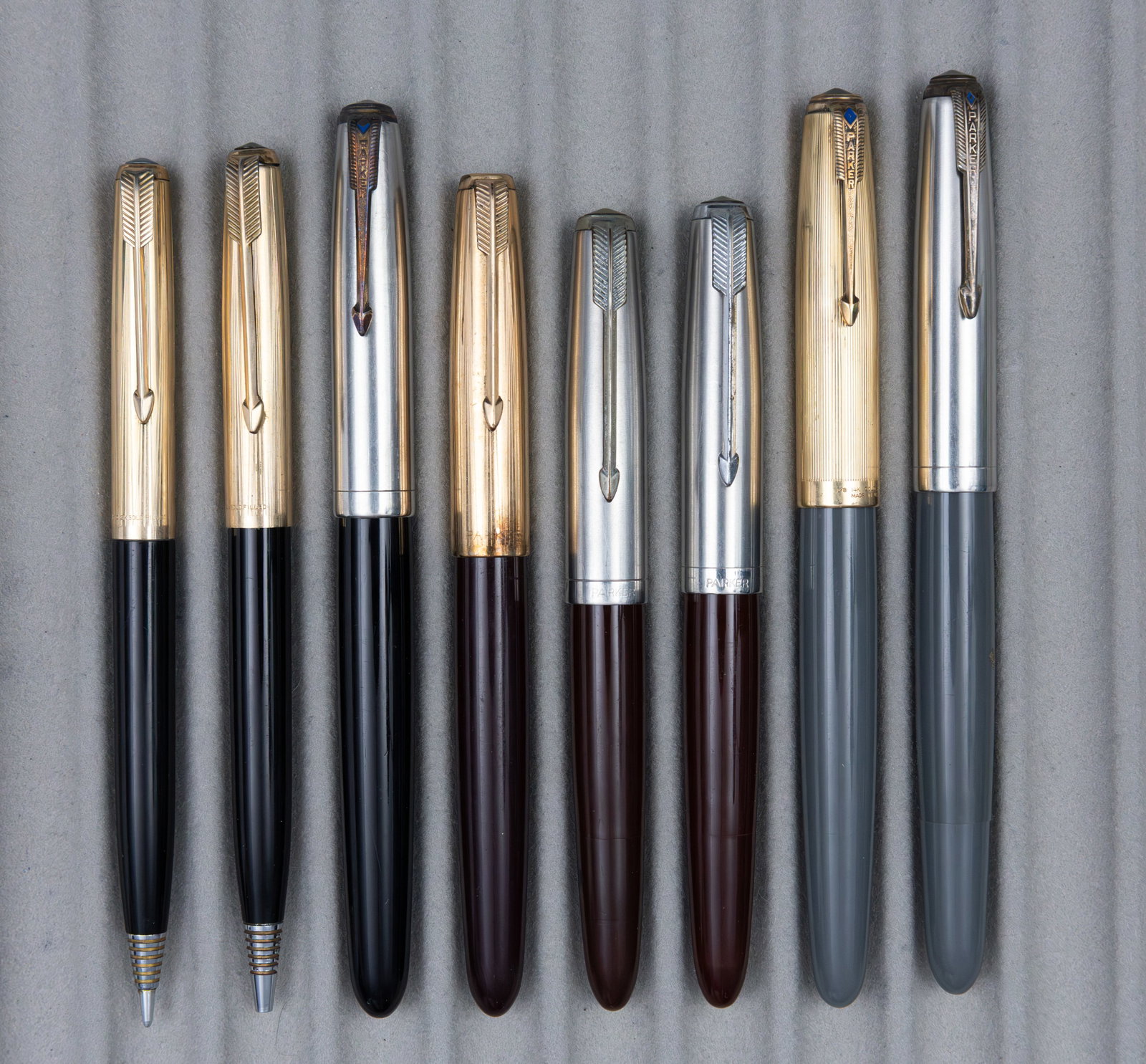 Parker 51 Fountain Pens and Pencils (8) (1 of 2)