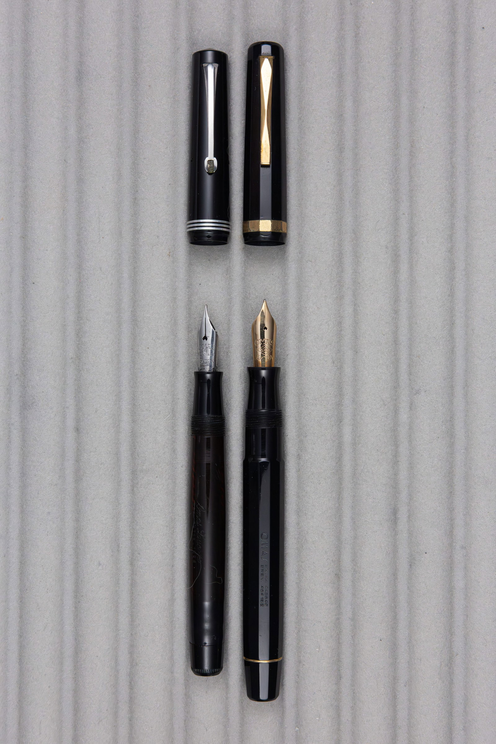 Omas Lucens and 557 F Fountain Pens - 2