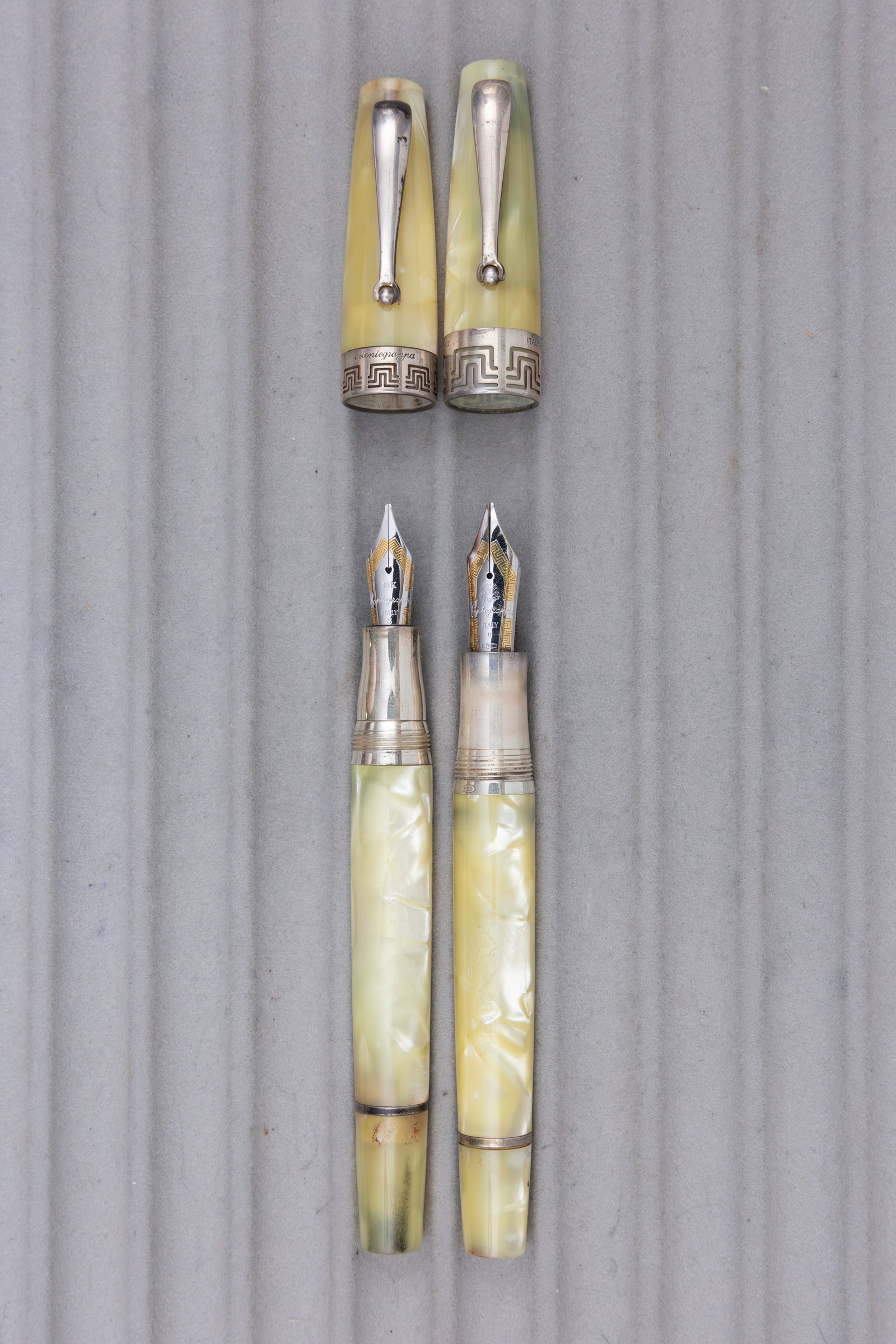 Montegrappa 1912 Historia, Extra Collection Fountain Pens, As Is - 2