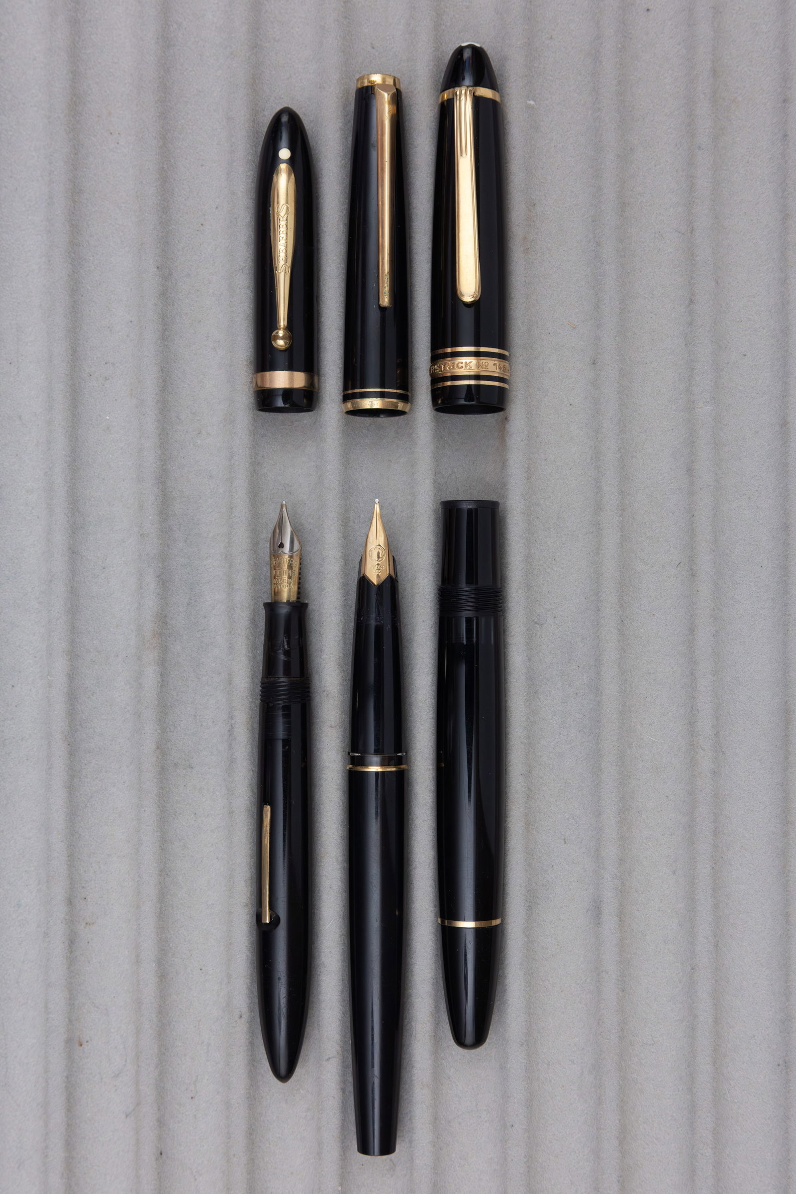 Montblanc and Sheaffer Fountain Pens, Flawed - 2