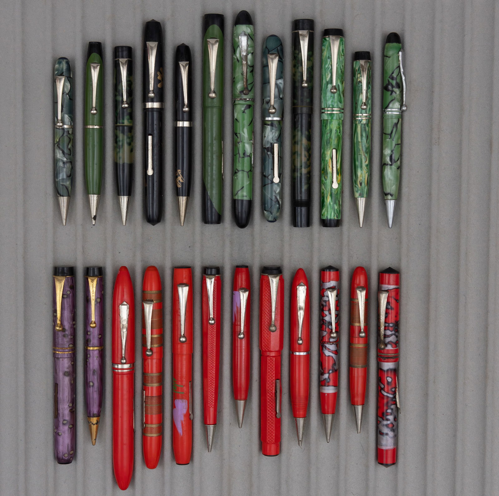 Japanese Warranted Nib Fountain Pen and Pencil Sets (12) (1 of 1)