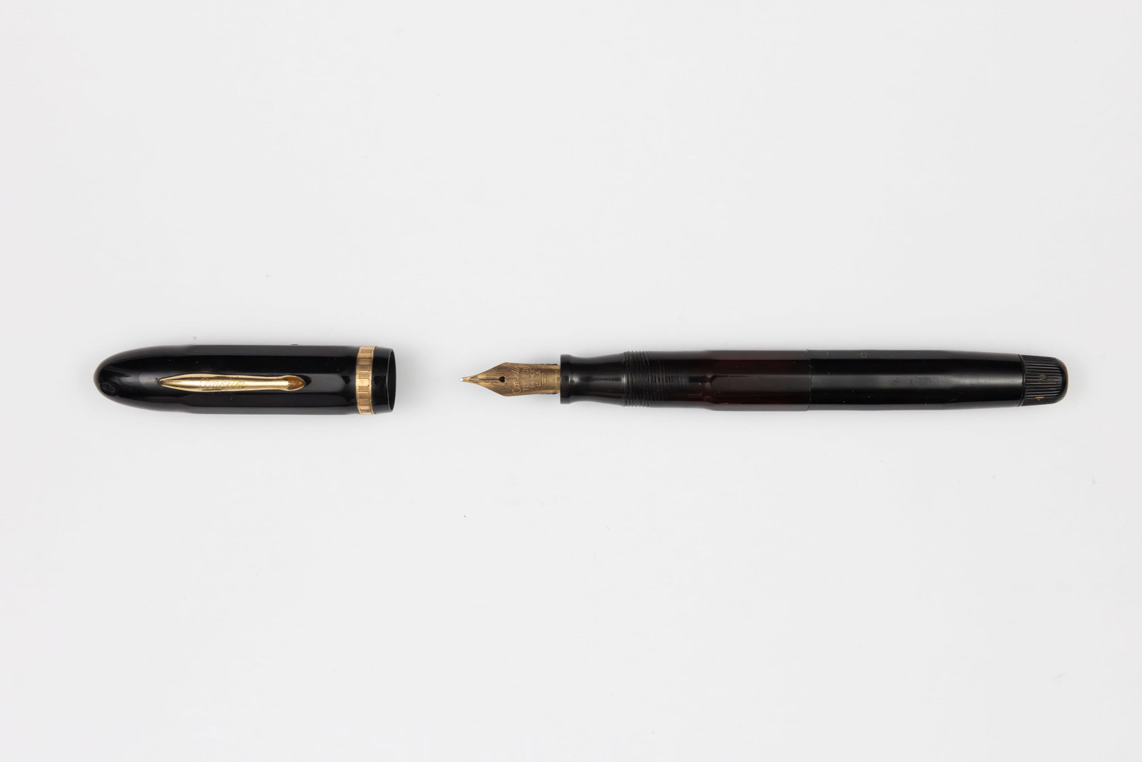 Conklin 5M Nozac Fountain Pen Jet Black, Flawed - 2