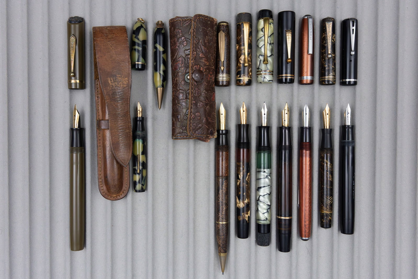 Assorted Fountain Pens, Esterbrook, Morrison, Sager, Wahl Oxford - 2