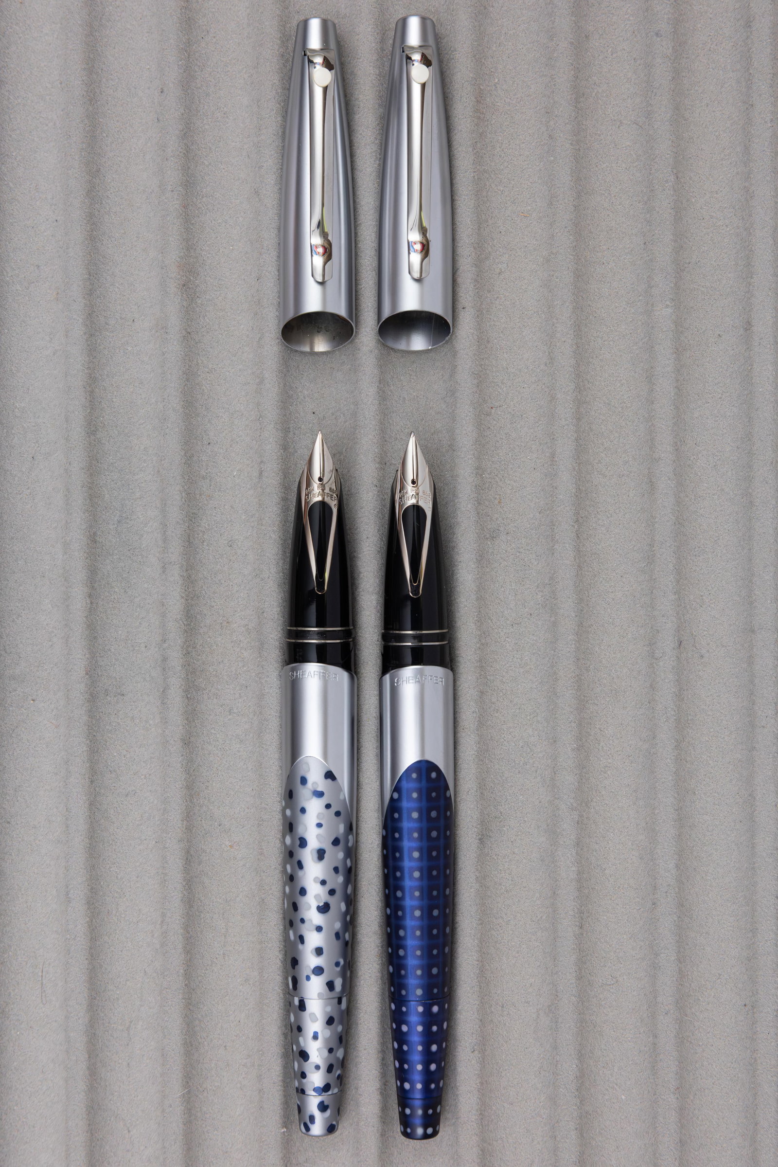 Sheaffer Intrigue Fountain Pens, Boxed (2), 18K Nibs - 2