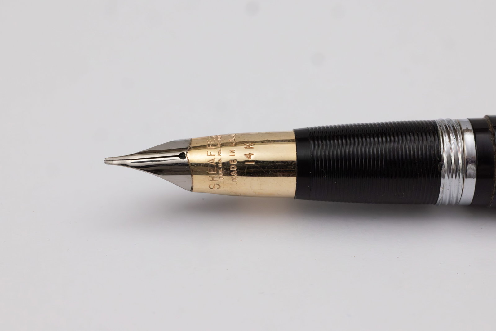 Sheaffer Snorkel Autograph/Signature Solid 14K Trim Fountain Pen Set - 6