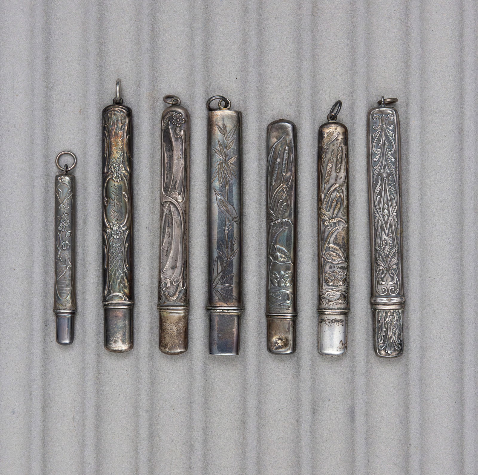 Silver and Silver Plate Victorian Sheath Style Pencils (7) (1 of 2)