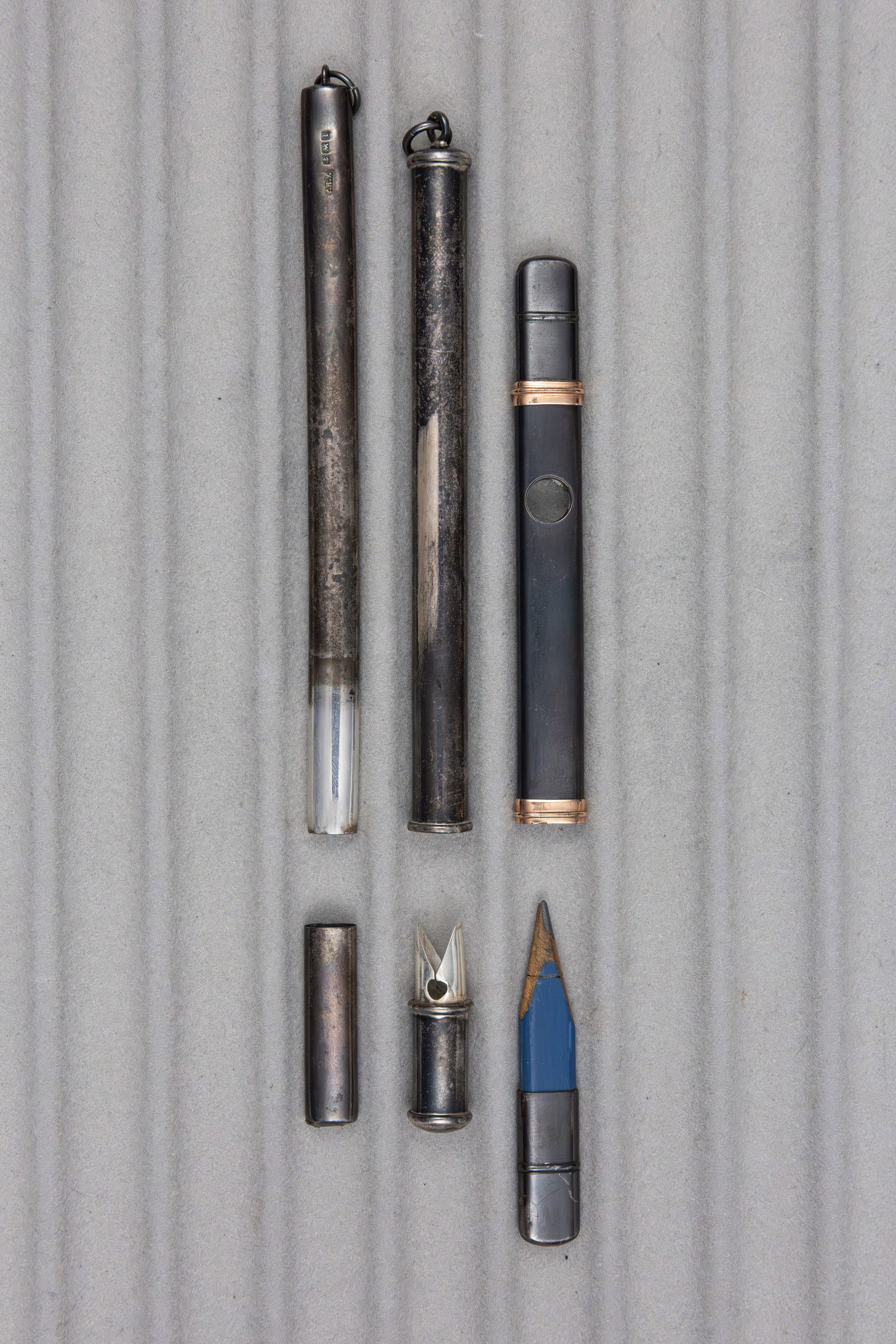 Silver Victorian Pencil cases (3) - 2
