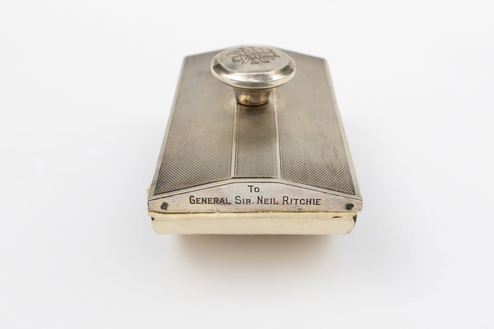 Samson Mordan Sterling Silver Fountain Pen Desk Roller Blotter - 3