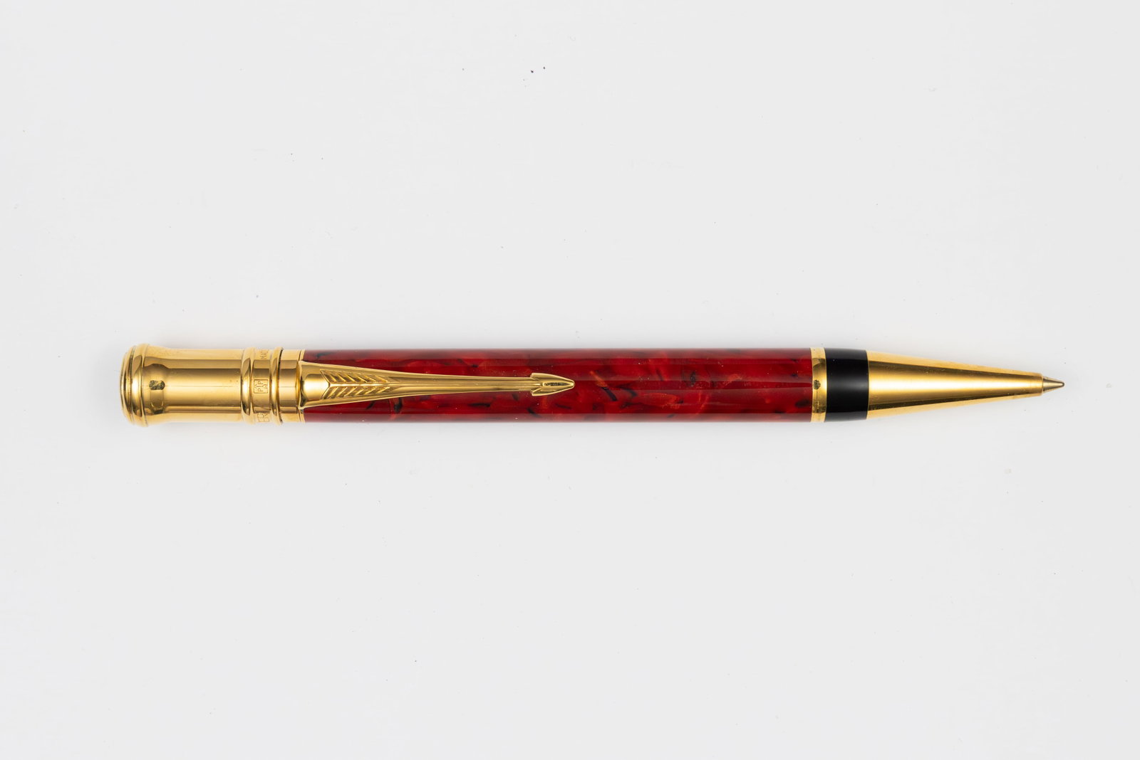 Parker Duofold Centennial Jasper Red Ballpoint Pen, Boxed - 2
