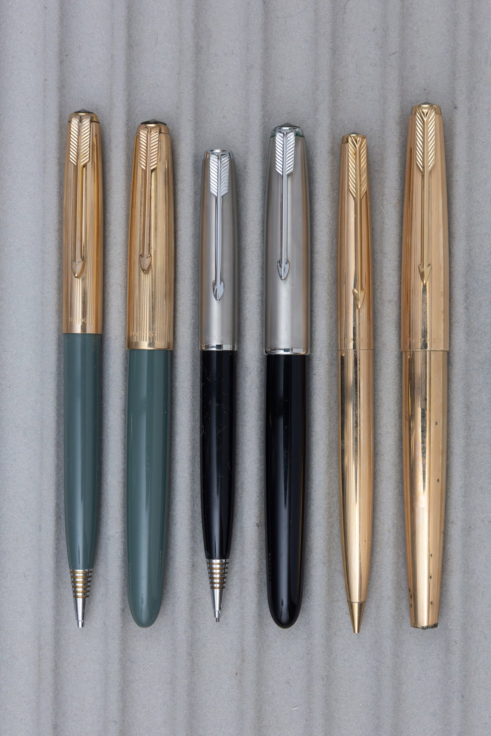Parker 51 and 61 Fountain Pen and Pencil Boxed Sets (3) (1 of 3)