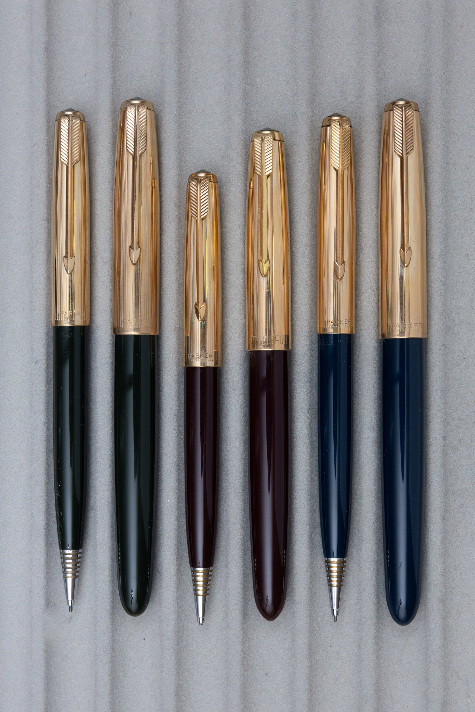 Parker 51 Aerometric Fountain Pen Pencil Sets, Boxed (3) (1 of 4)