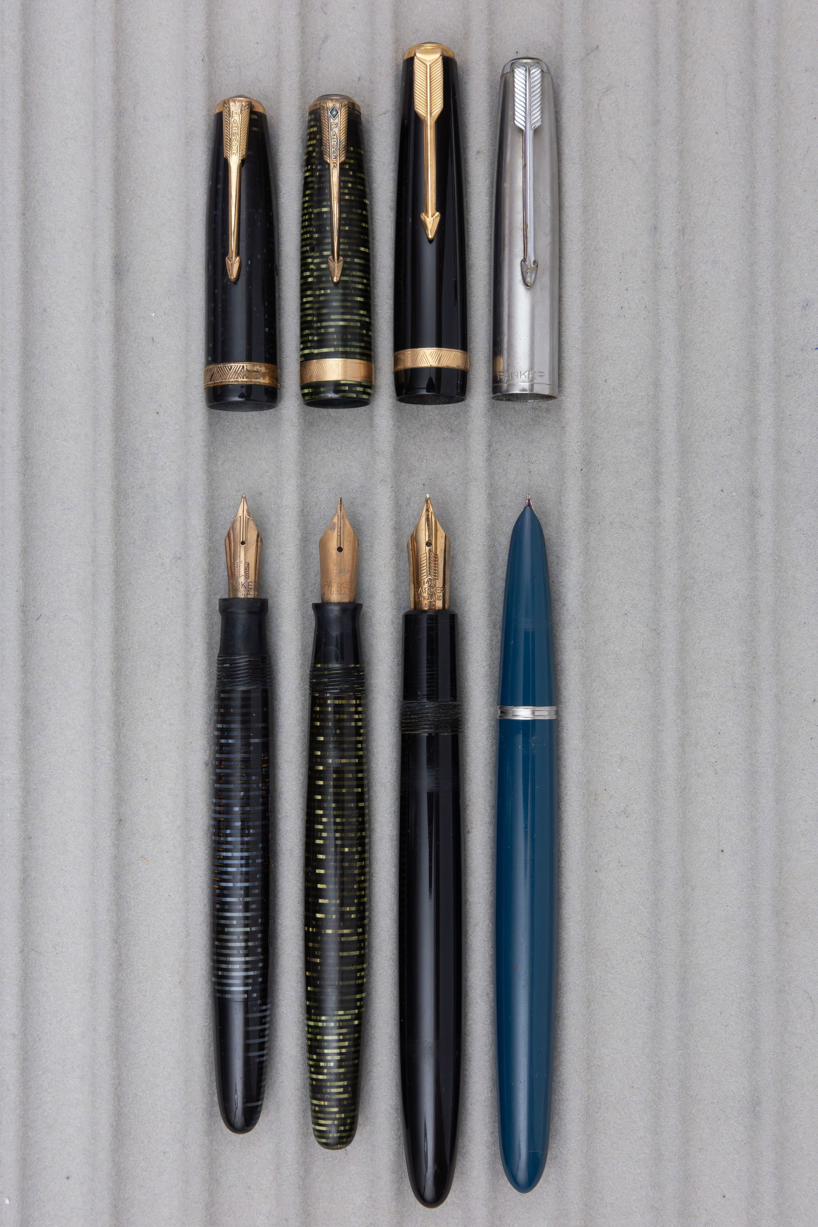 Parker Vacumatic, Maxima Duofold and 51 Fountain Pens (4) - 2