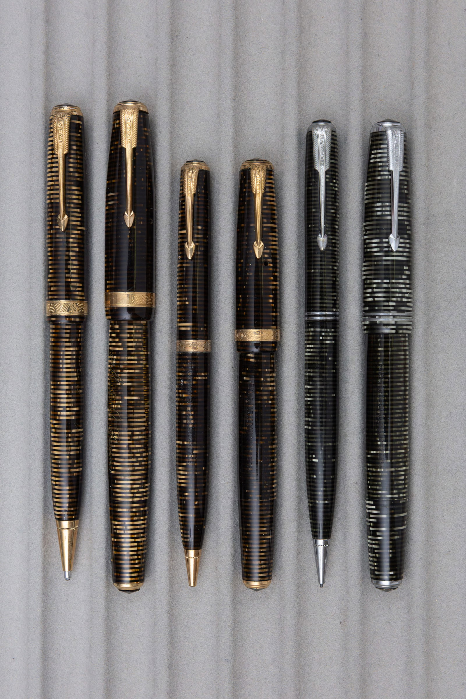 Parker Vacumatic Fountain Pen Sets, Boxed (3) (1 of 4)
