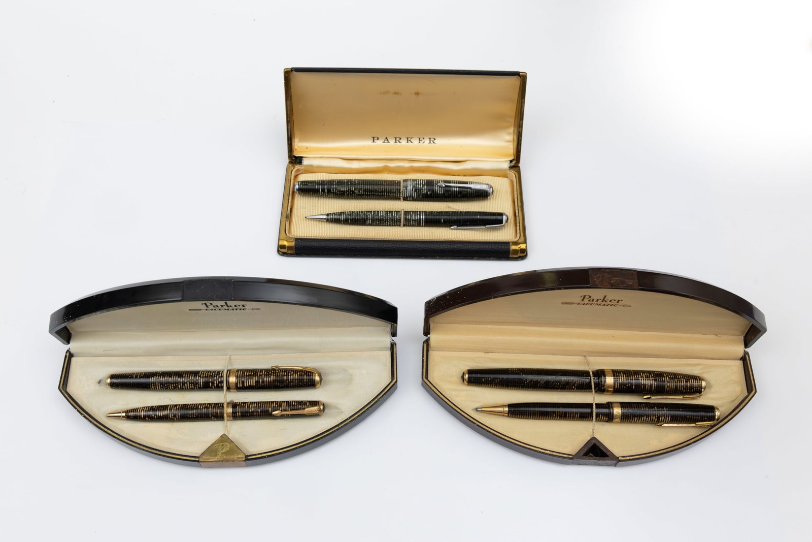 Parker Vacumatic Fountain Pen Sets, Boxed (3) - 2